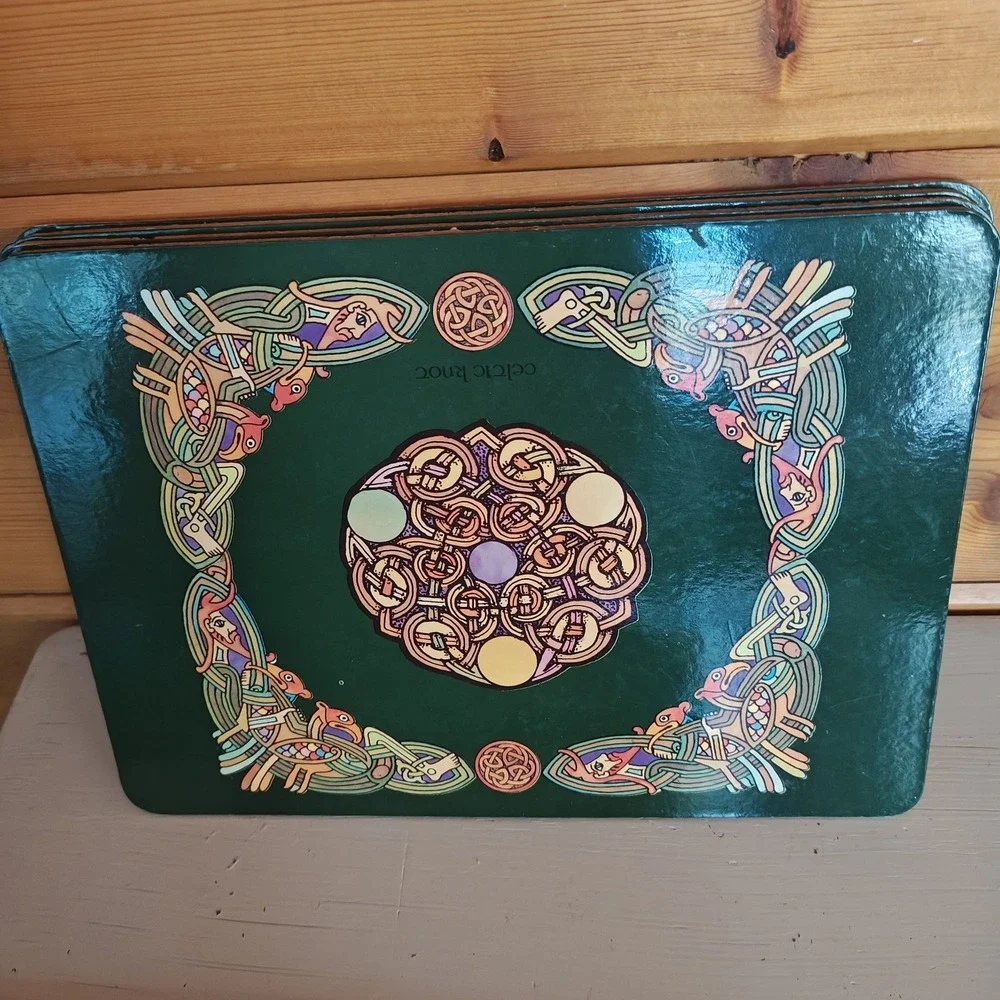 Celtic Art Placemats Six Placemats Made In Ireland Brian Murphy Heat Resistan C4